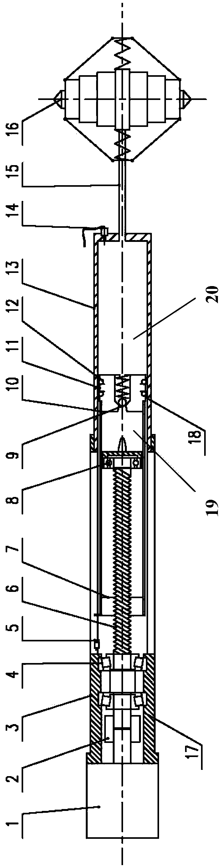 Hydraulic driving system for driving electrode telescoping ram