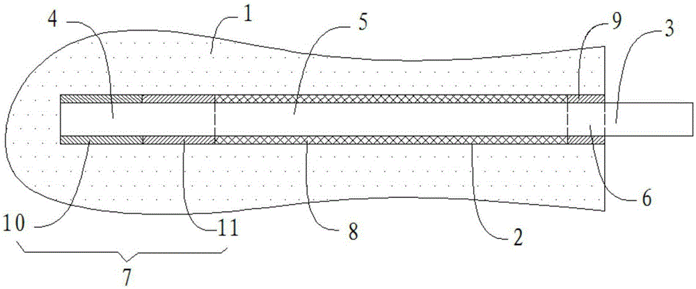 Anchor rod anchoring device for surrounding rock of roadway and anchoring method of anchor rod anchoring device