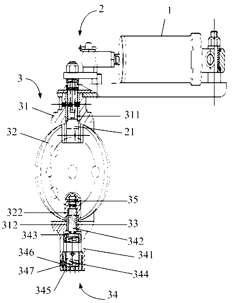 Pressure-limiting venting auxiliary brake valve device with air vent screw plug