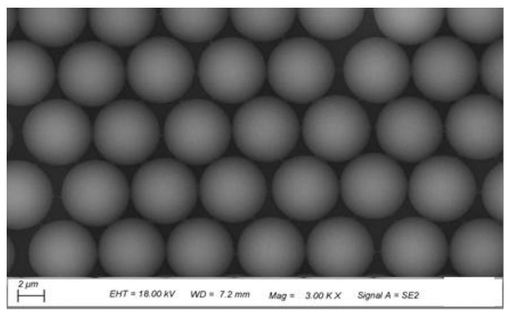 A kind of carbon quantum dot fluorescent microsphere standard substance and preparation method thereof