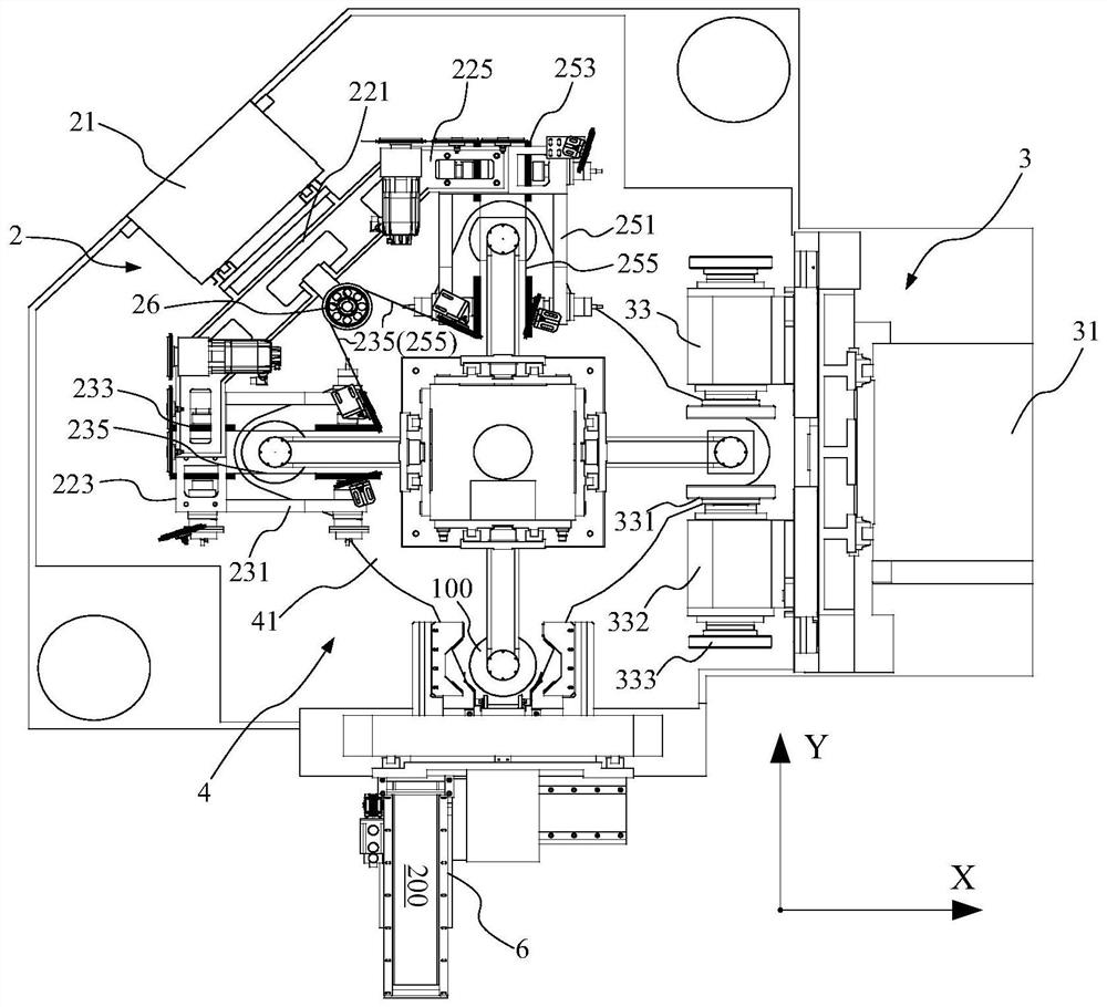 Silicon rod cutting and grinding all-in-one machine and silicon rod cutting and grinding method