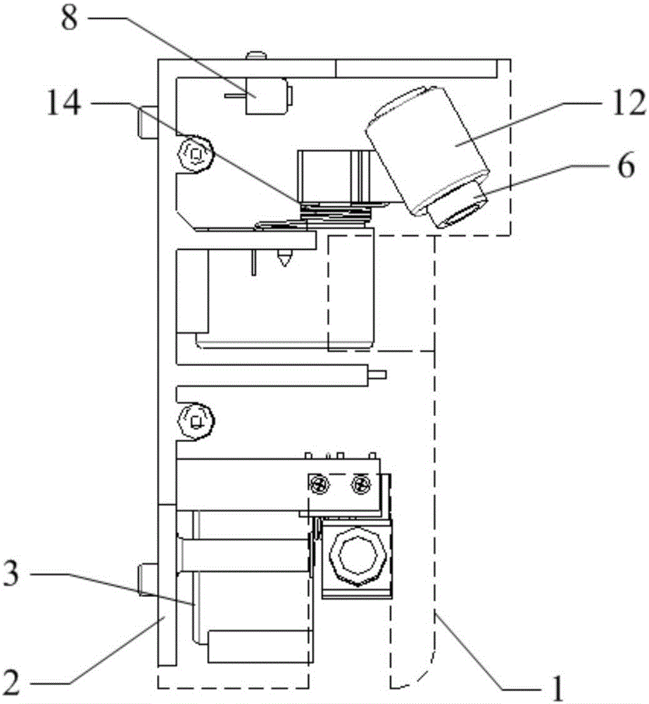 Automatic imbalance point tracking apparatus for dynamic wheel balancing machine