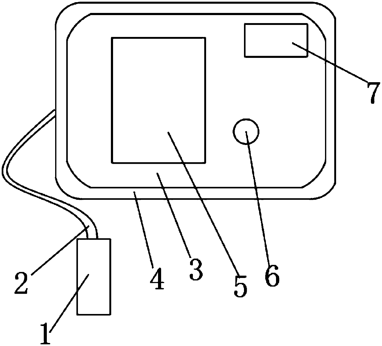 Monitoring device for water temperature of water conservancy