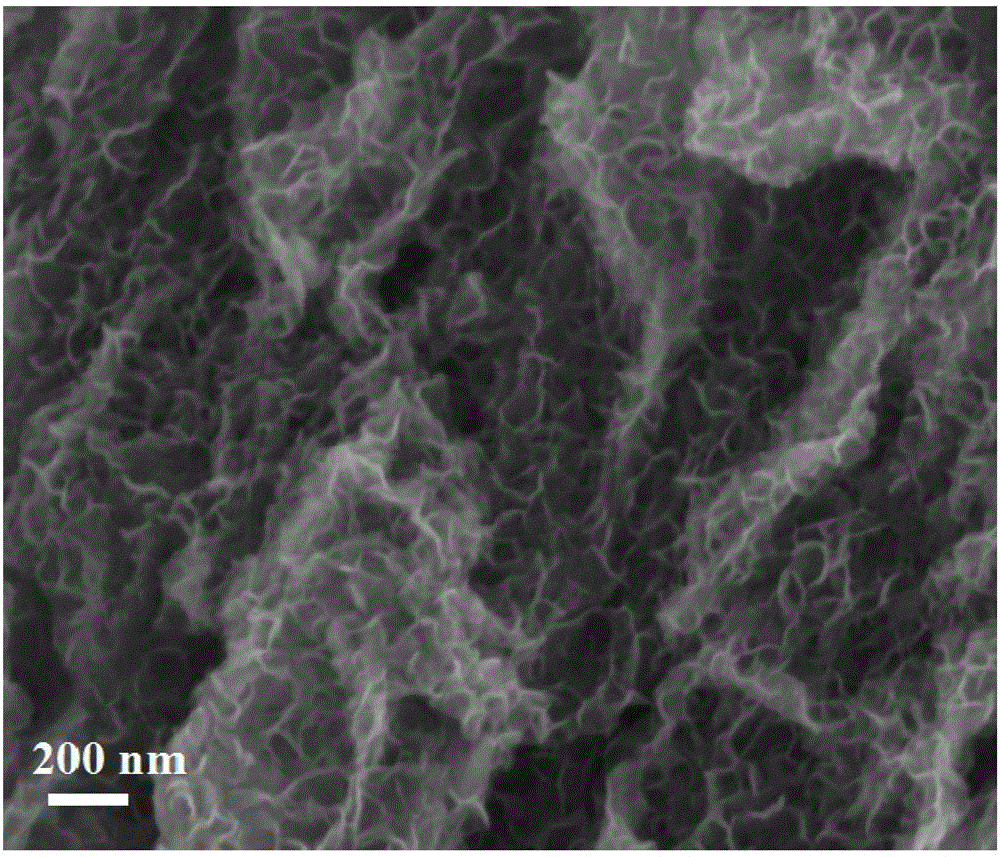 Two-dimensional sheet MoS&lt;2&gt;@ graphene composite nano-material and preparation method thereof