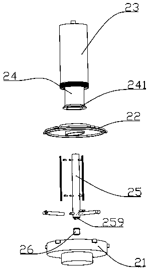 Ceramic filter element water purifier realizing self-cleaning without external force driving
