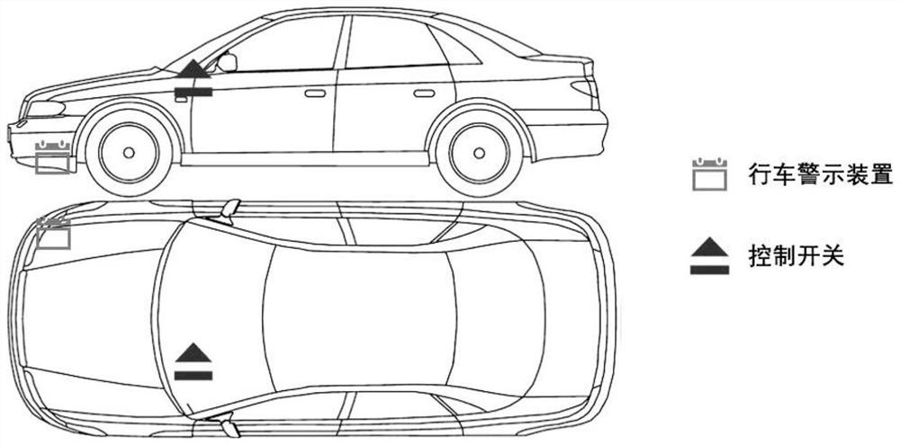 Automobile and pedestrian warning integration and attachment development device