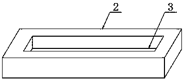 Building slate drilling device