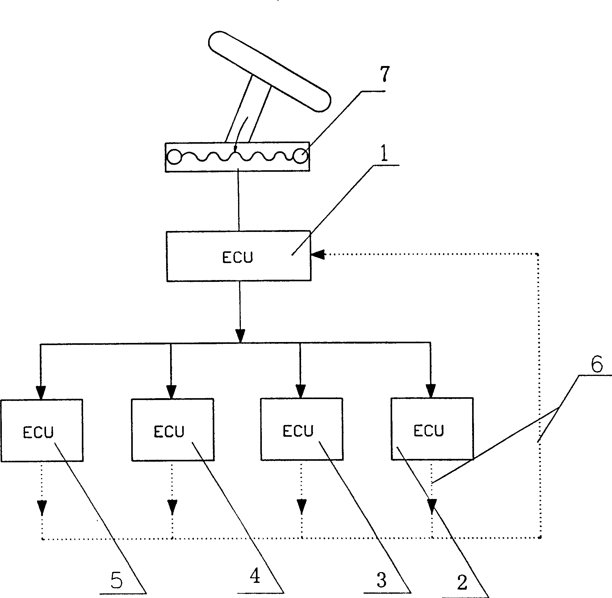 Braking device of motor vehicle