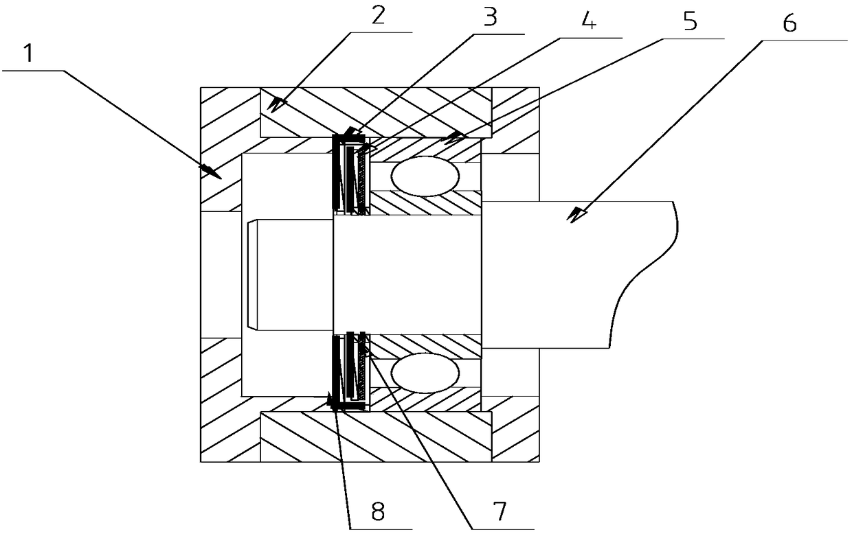 Self generating assembly applicable to rolling bearing test system