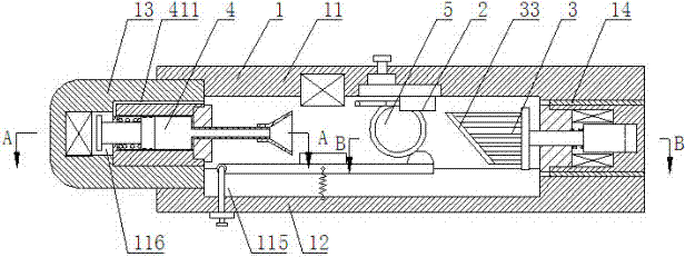 Electrical arc extinguishing device