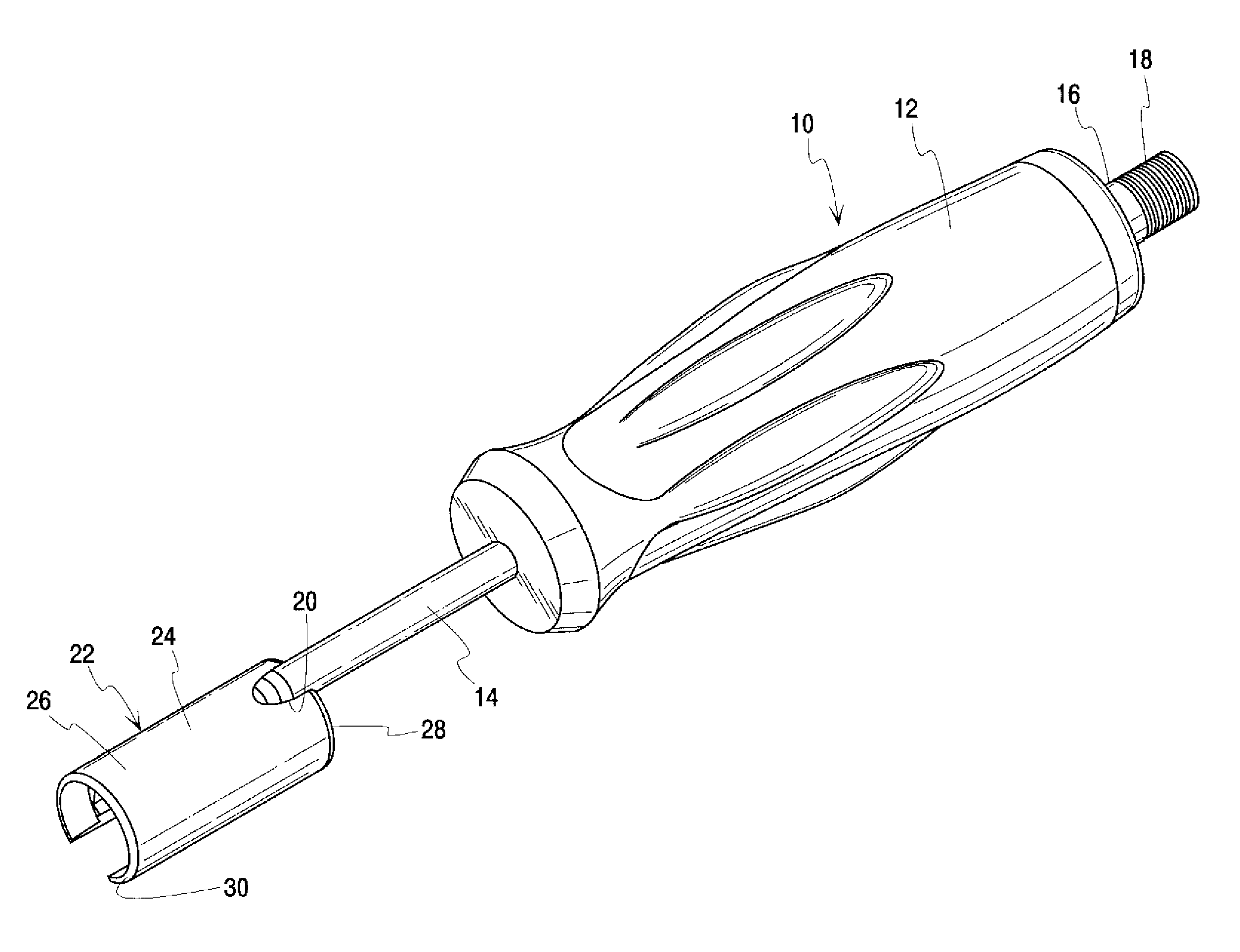 Tool for driving coaxial cable connectors