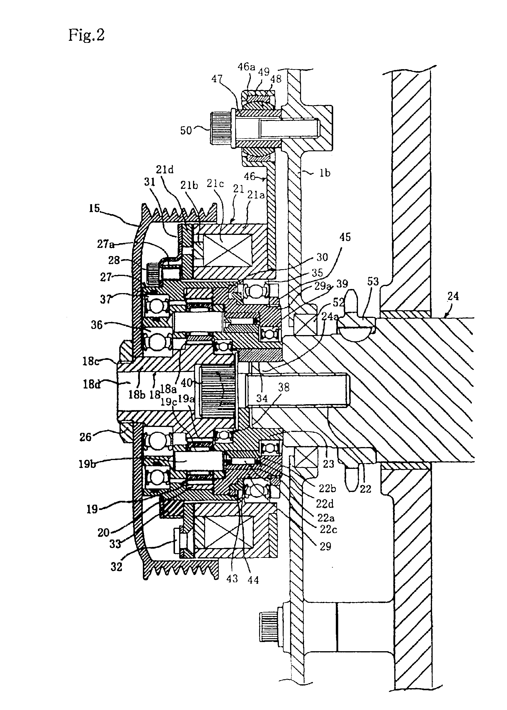 Power transmission control device for vehicle