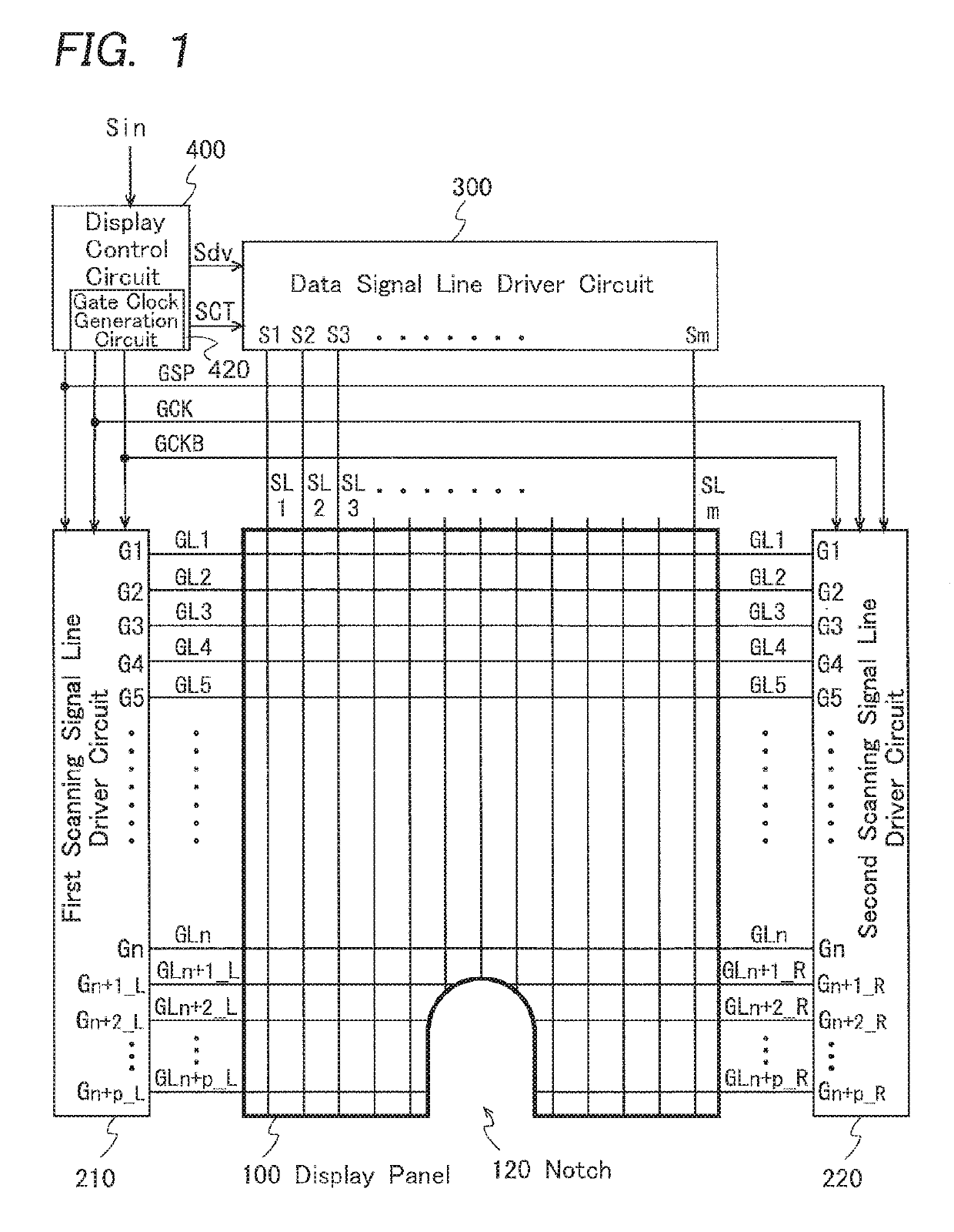 Active-matrix display device and method for driving the same