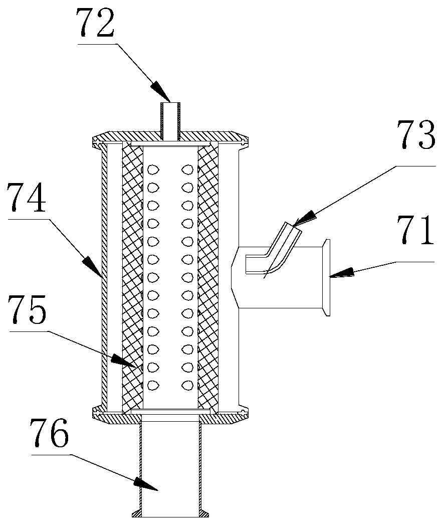 Efficient air floatation device for sewage treatment