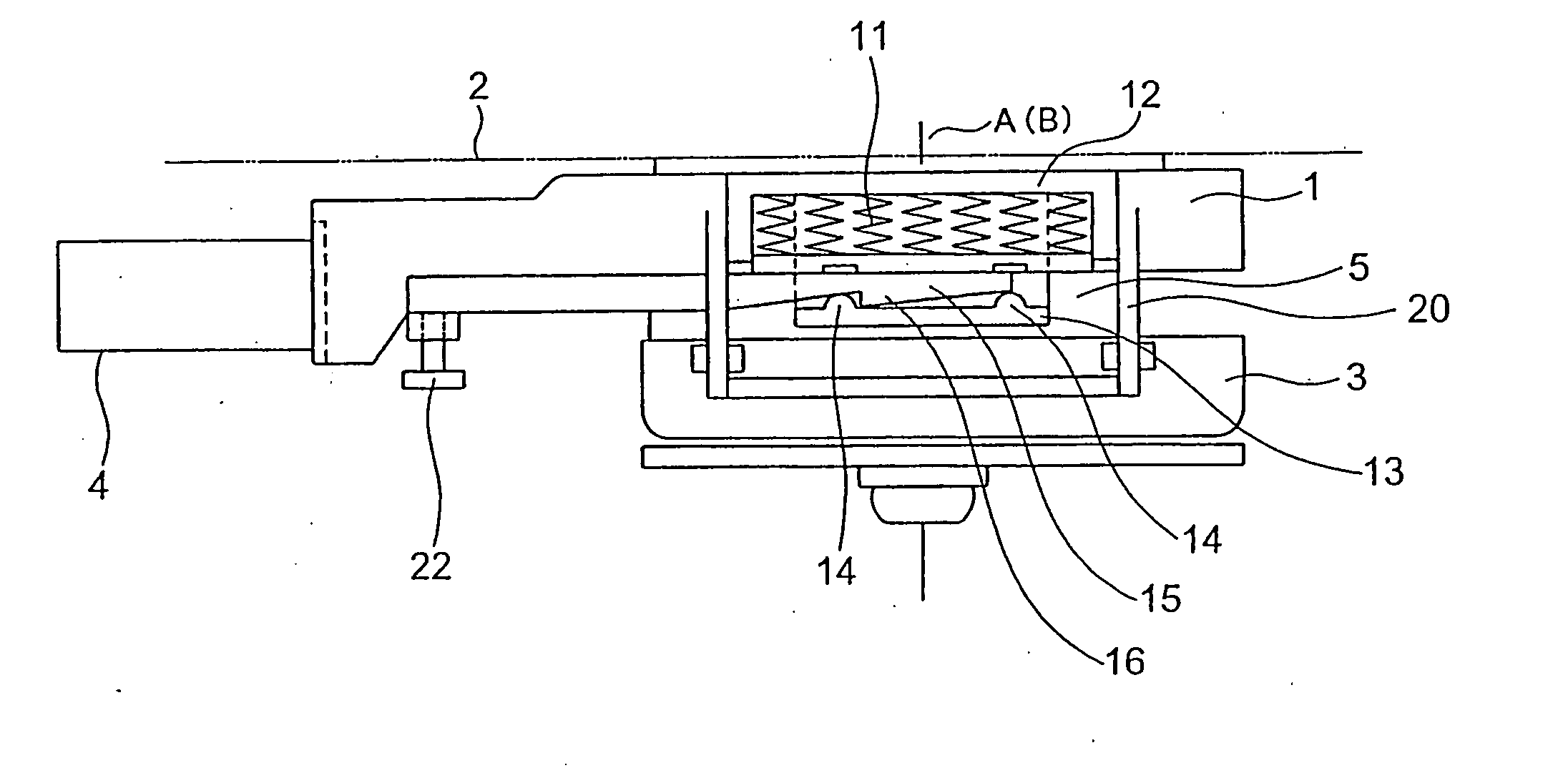 Surface pressure load device of slide valve