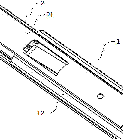 A slide rail bracket