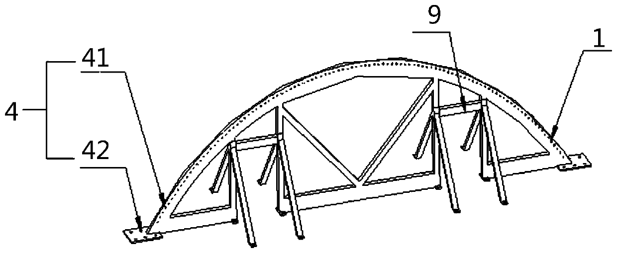 Air train rail traffic system applied to tunnel