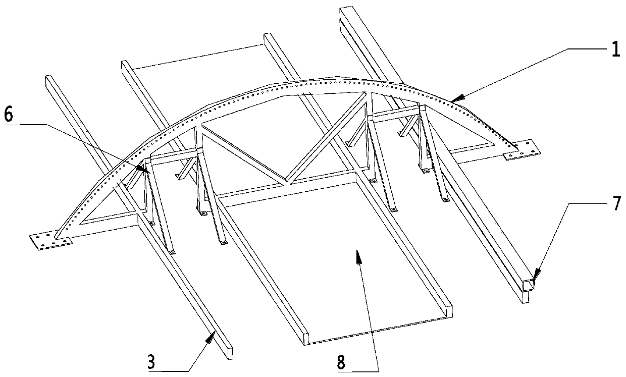 Air train rail traffic system applied to tunnel