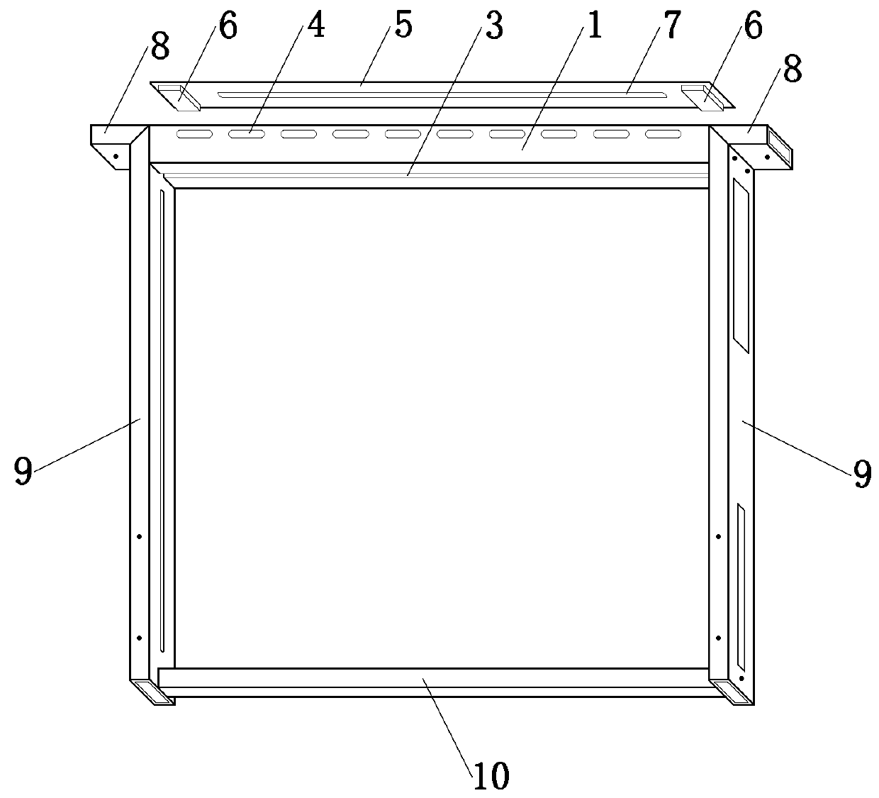 Multifunctional bee movable frame upper beam without frame lugs