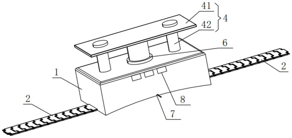 GIS shell temperature and vibration signal integrated acquisition device