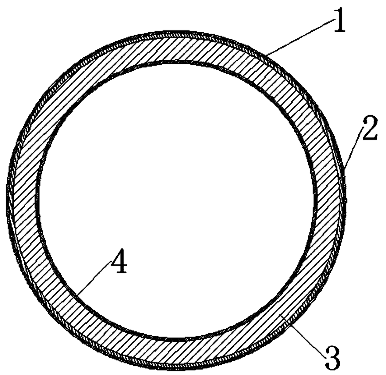 Corrosion-resistant steel tube for conveying industry fuel gas and preparation technology thereof