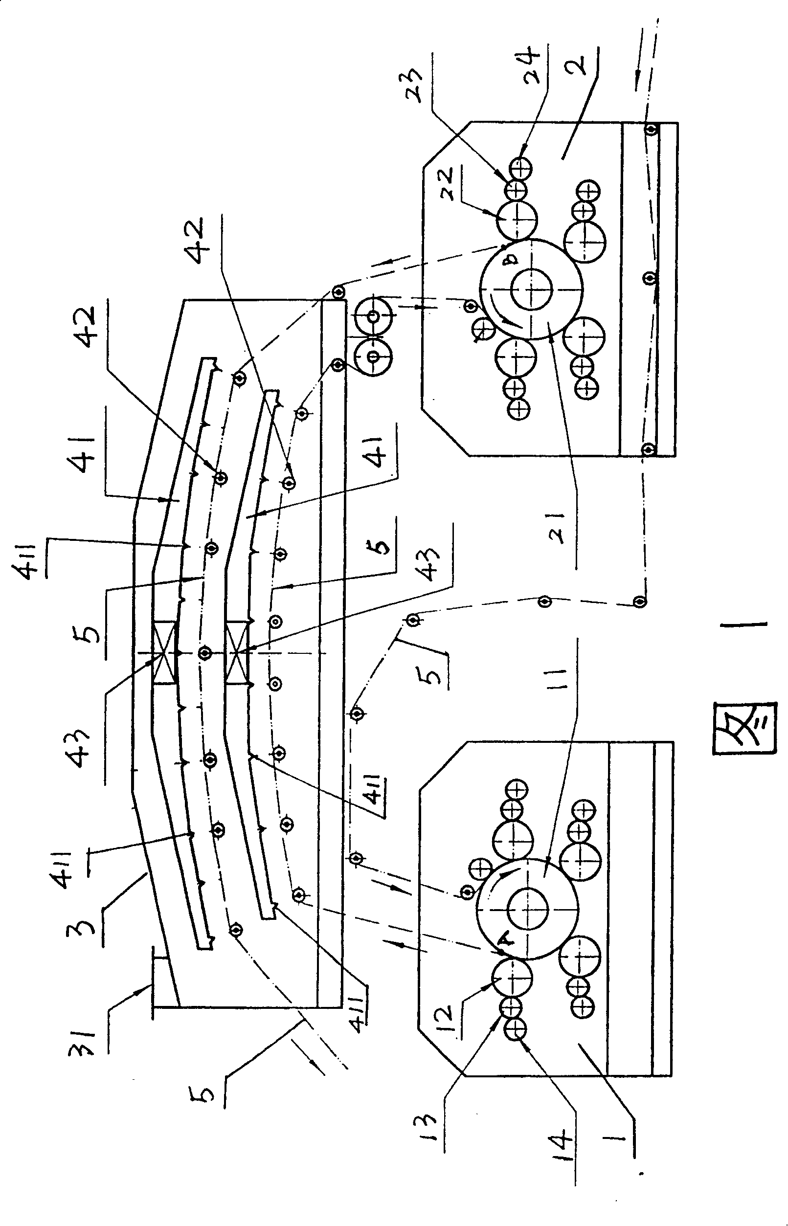 Double face printing apparatus and double face printing process
