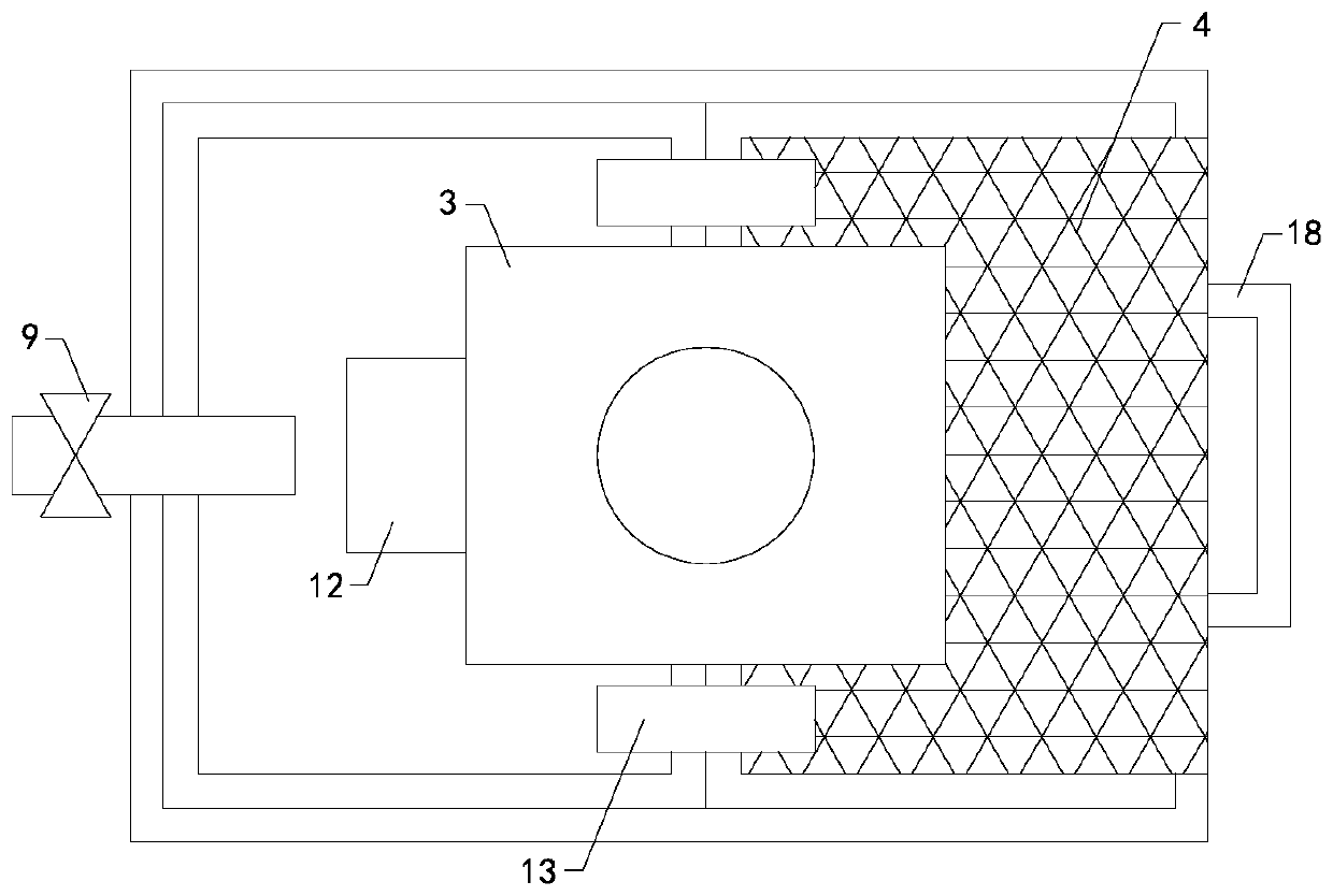 Air purifying device used for housing renovation