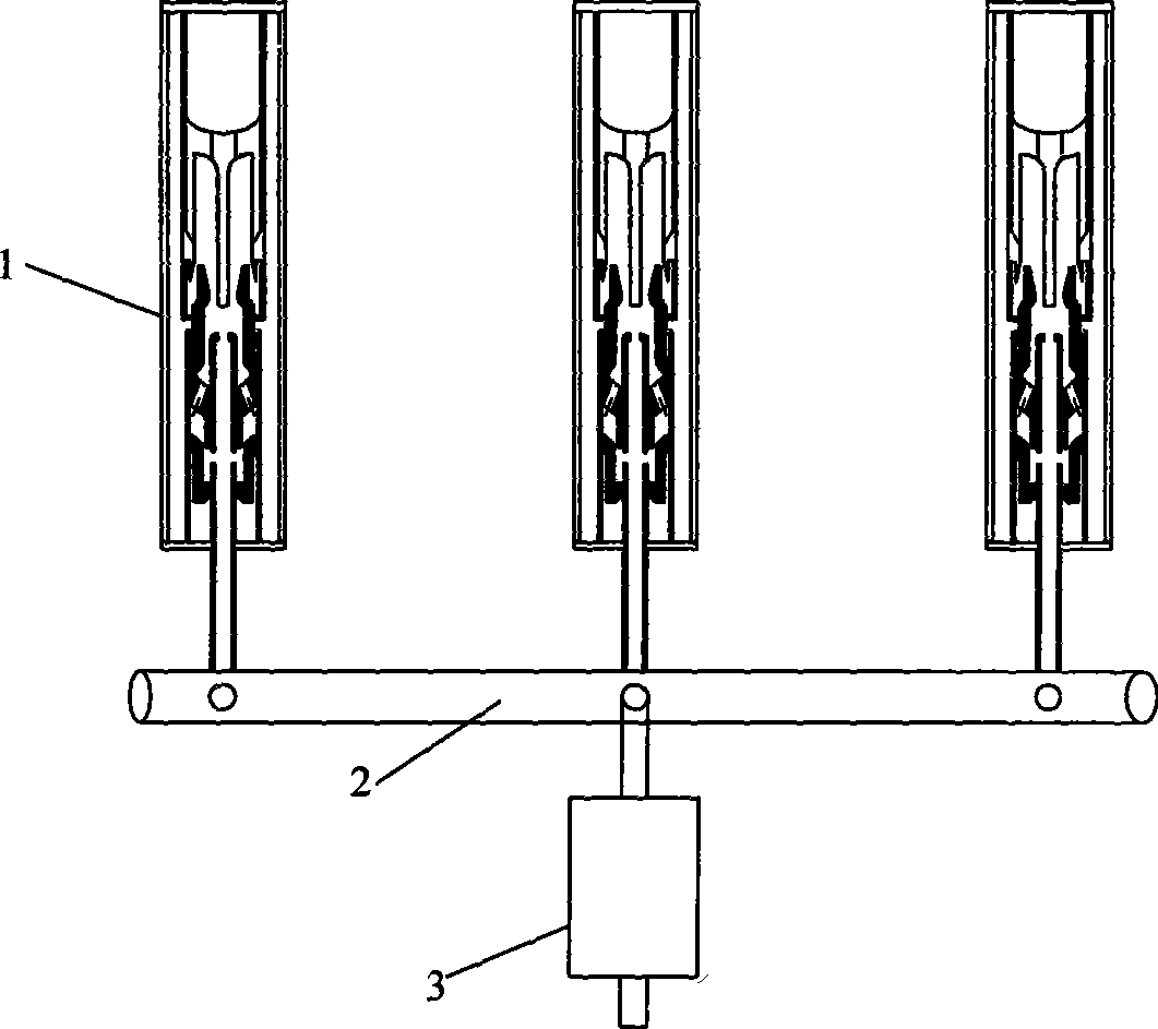 Electromagnetic force driving mechanism of an SF6 high voltage circuit breaker