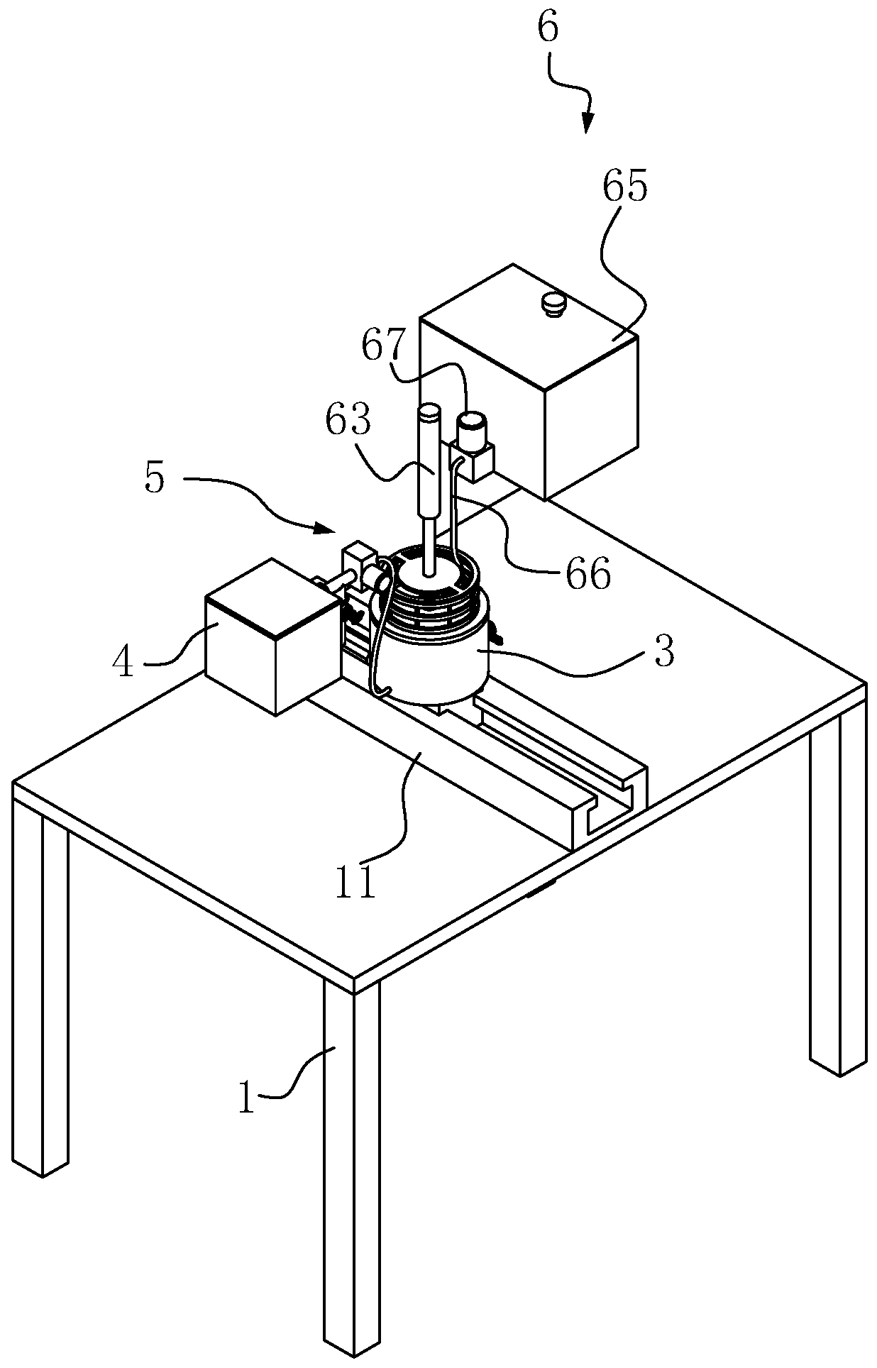 Device for adopting atom absorption spectrophotometry for monitoring water quality