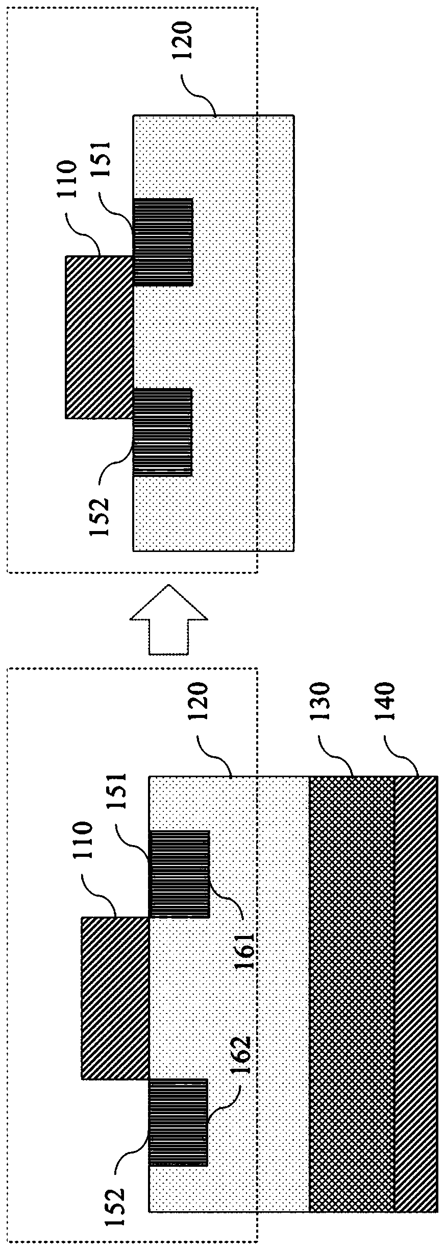 Heterojunction semiconductor structure based on gallium oxide and semiconductor device