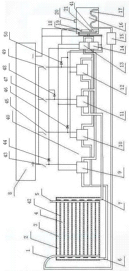 Cushion with switchable bearing parts and switching control method