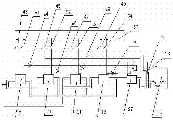 Cushion with switchable bearing parts and switching control method