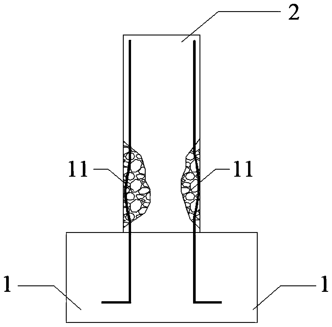 Method for quickly repairing reinforced concrete piers after earthquake
