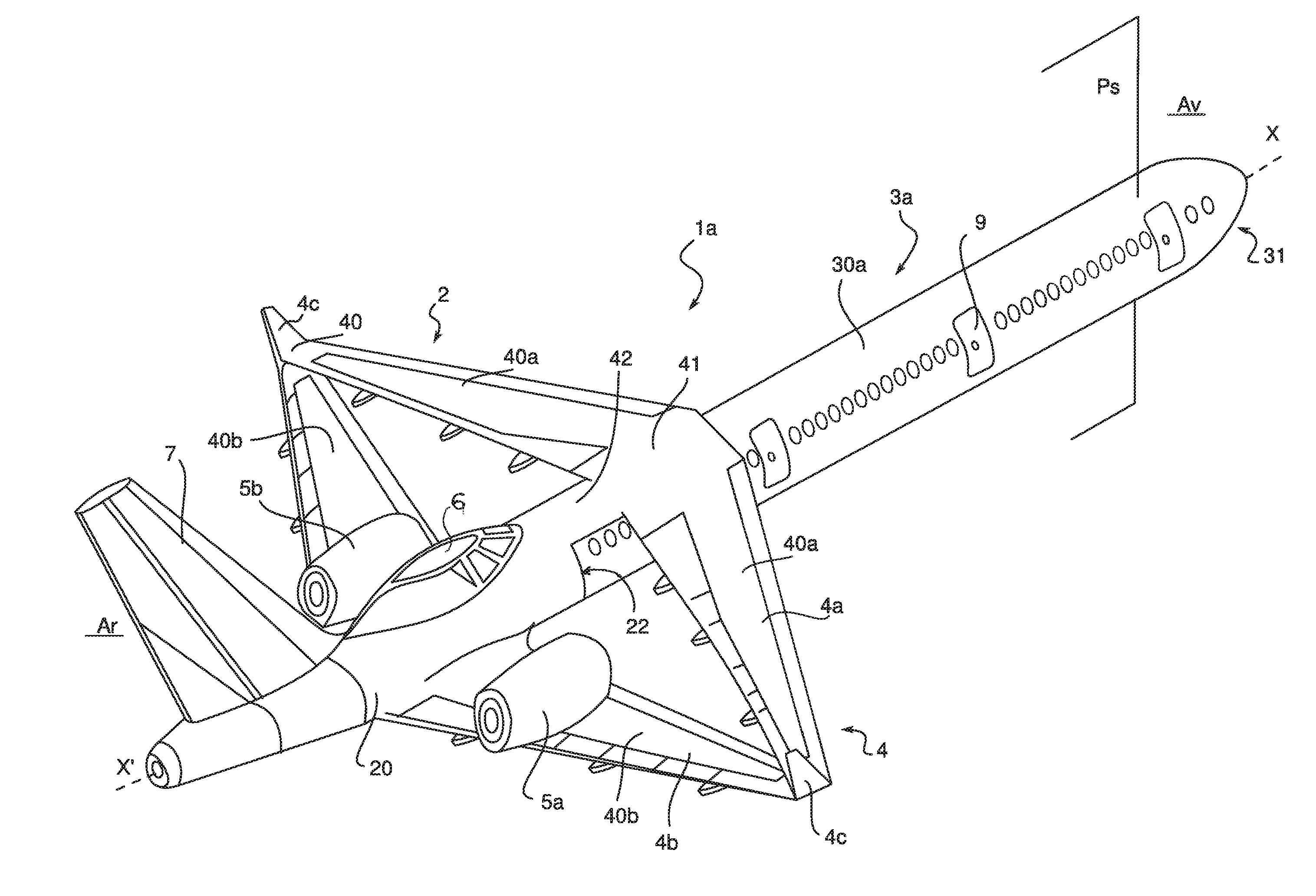 Method of separably coupling a propulsion module and a carriage module of an aircraft, and modular aircraft implementing same