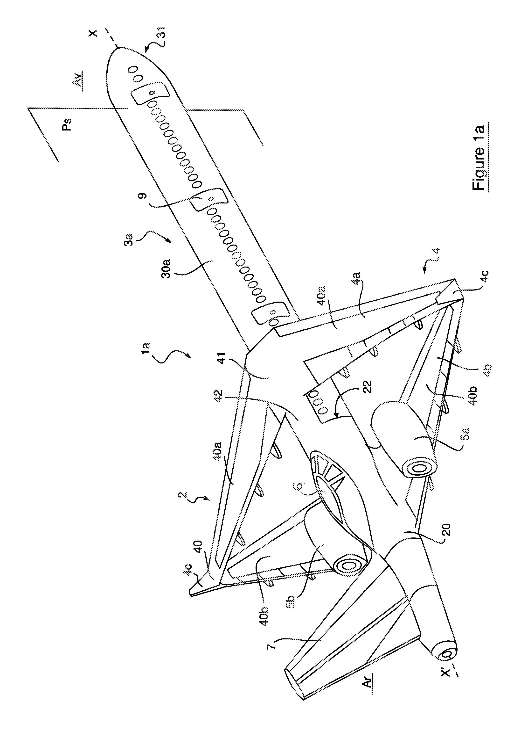 Method of separably coupling a propulsion module and a carriage module of an aircraft, and modular aircraft implementing same