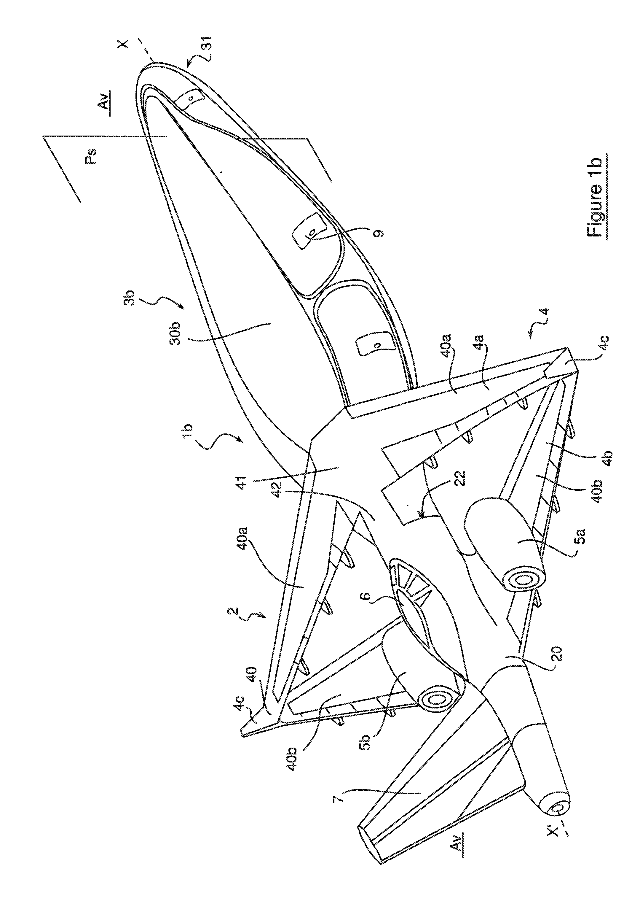 Method of separably coupling a propulsion module and a carriage module of an aircraft, and modular aircraft implementing same