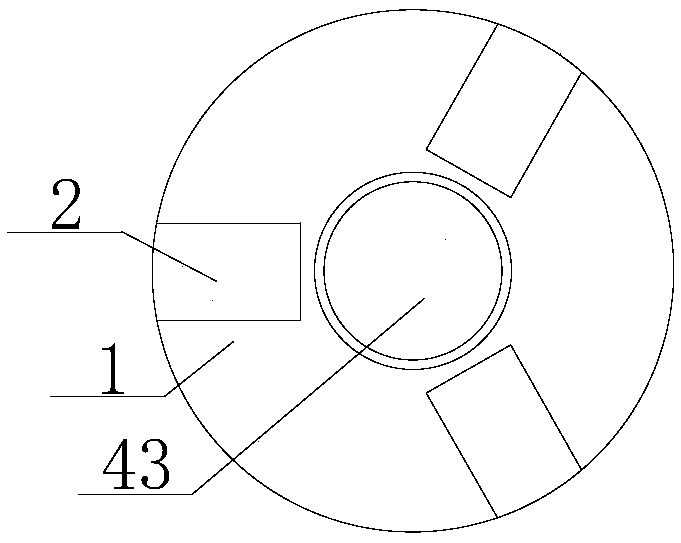 Cutting device for oil well down-hole pipe column and use method of cutting device