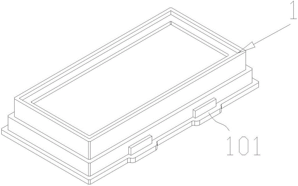 V-method model casting process for casting household appliance base