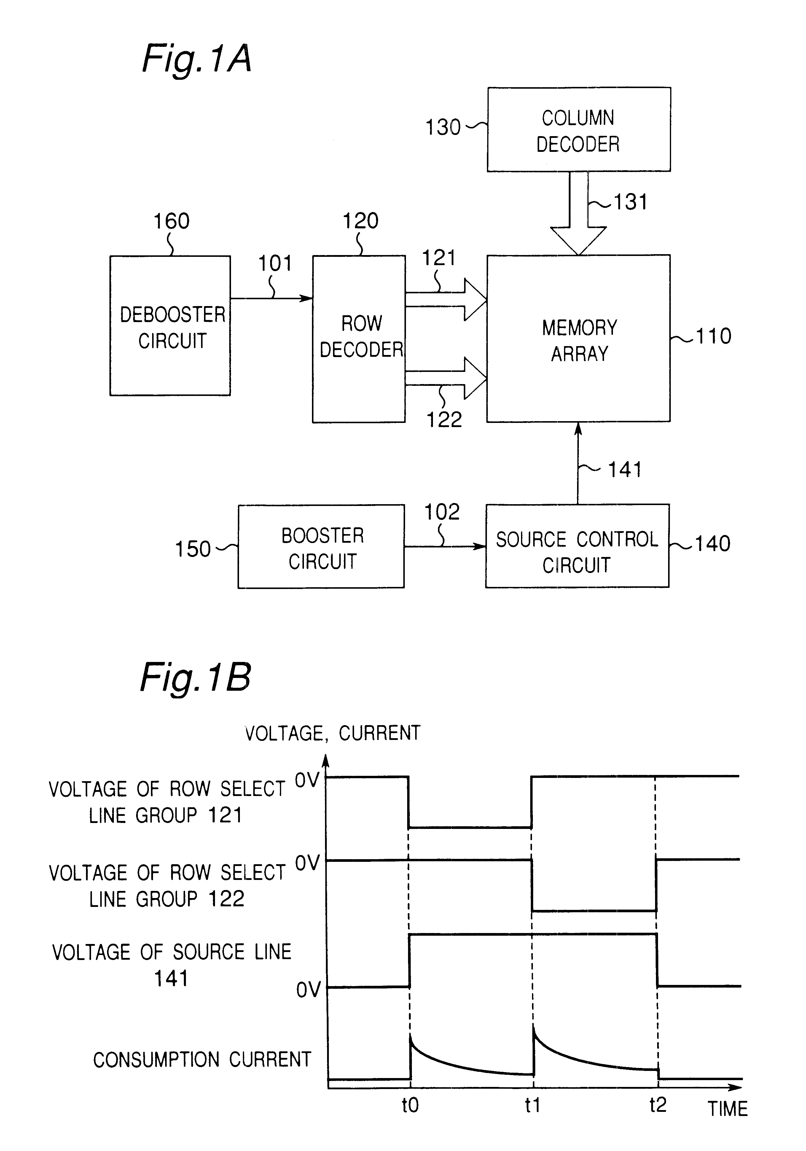 Nonvolatile semiconductor storage device with limited consumption current during erasure and erase method therefor
