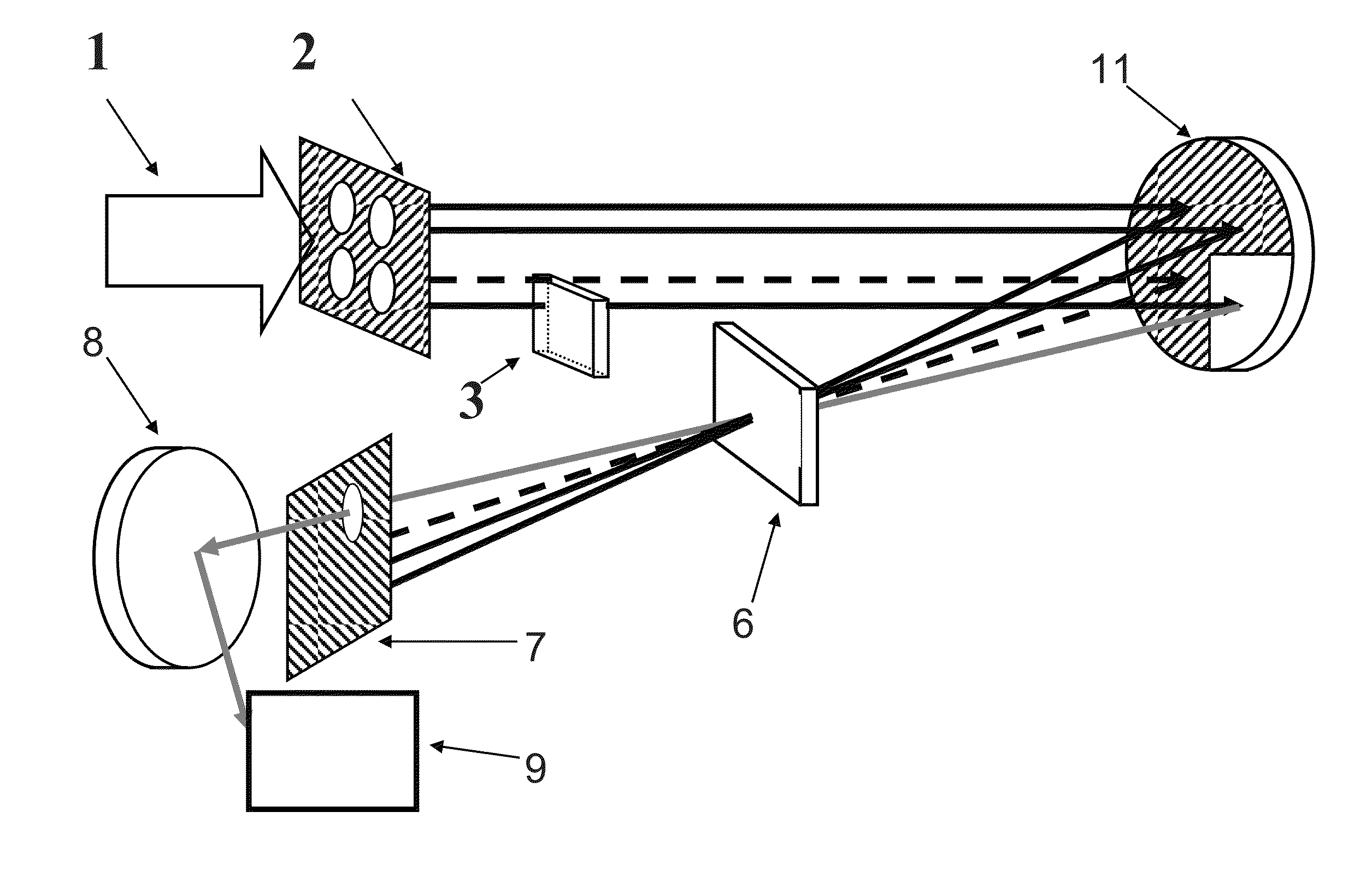 Method and apparatus for femtosecond laser pulse measurement based on transient-grating effect