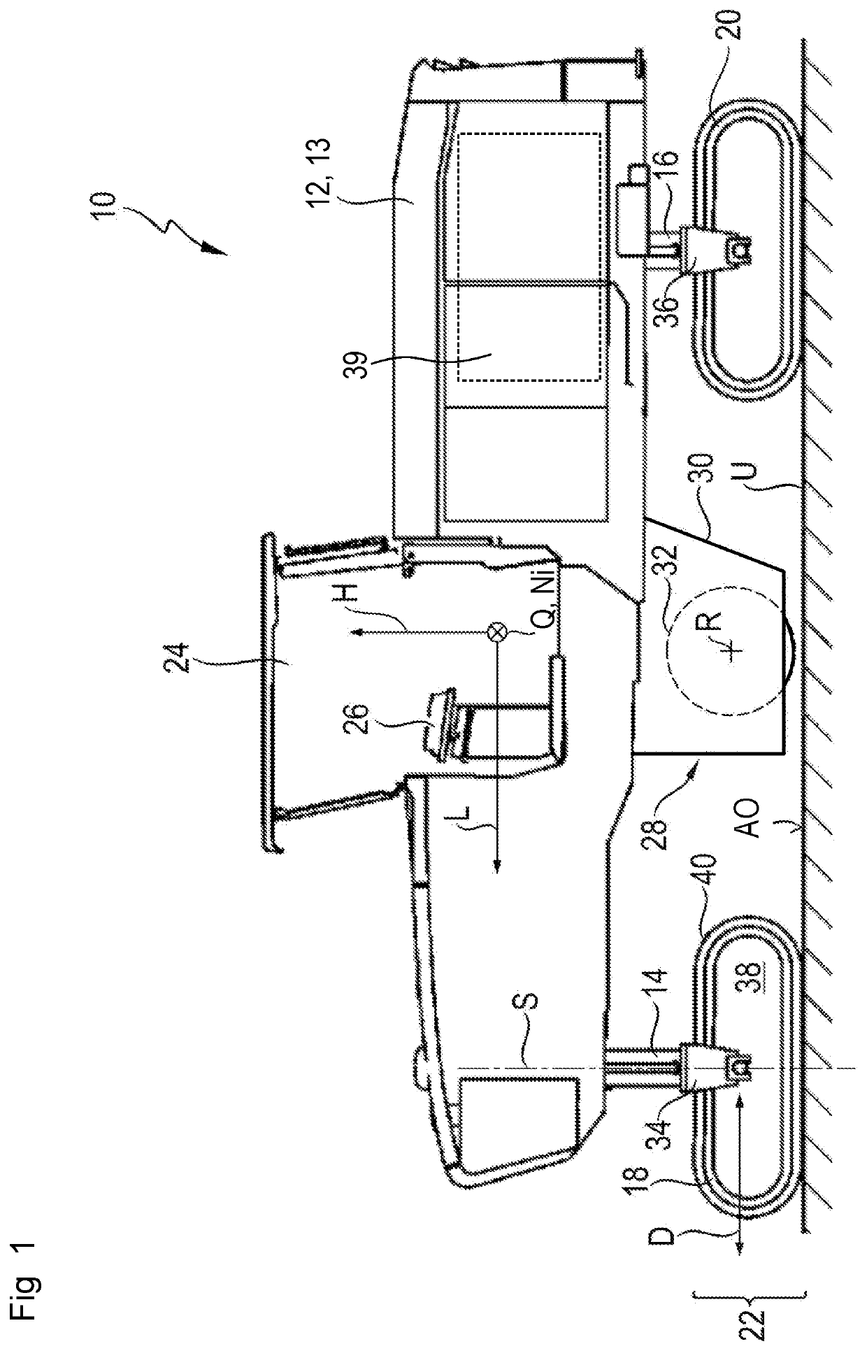 Earth working machine having a rotatable working apparatus axially positionally retainable with high tightening torque by means of a central bolt arrangement, and method for establishing and releasing such retention