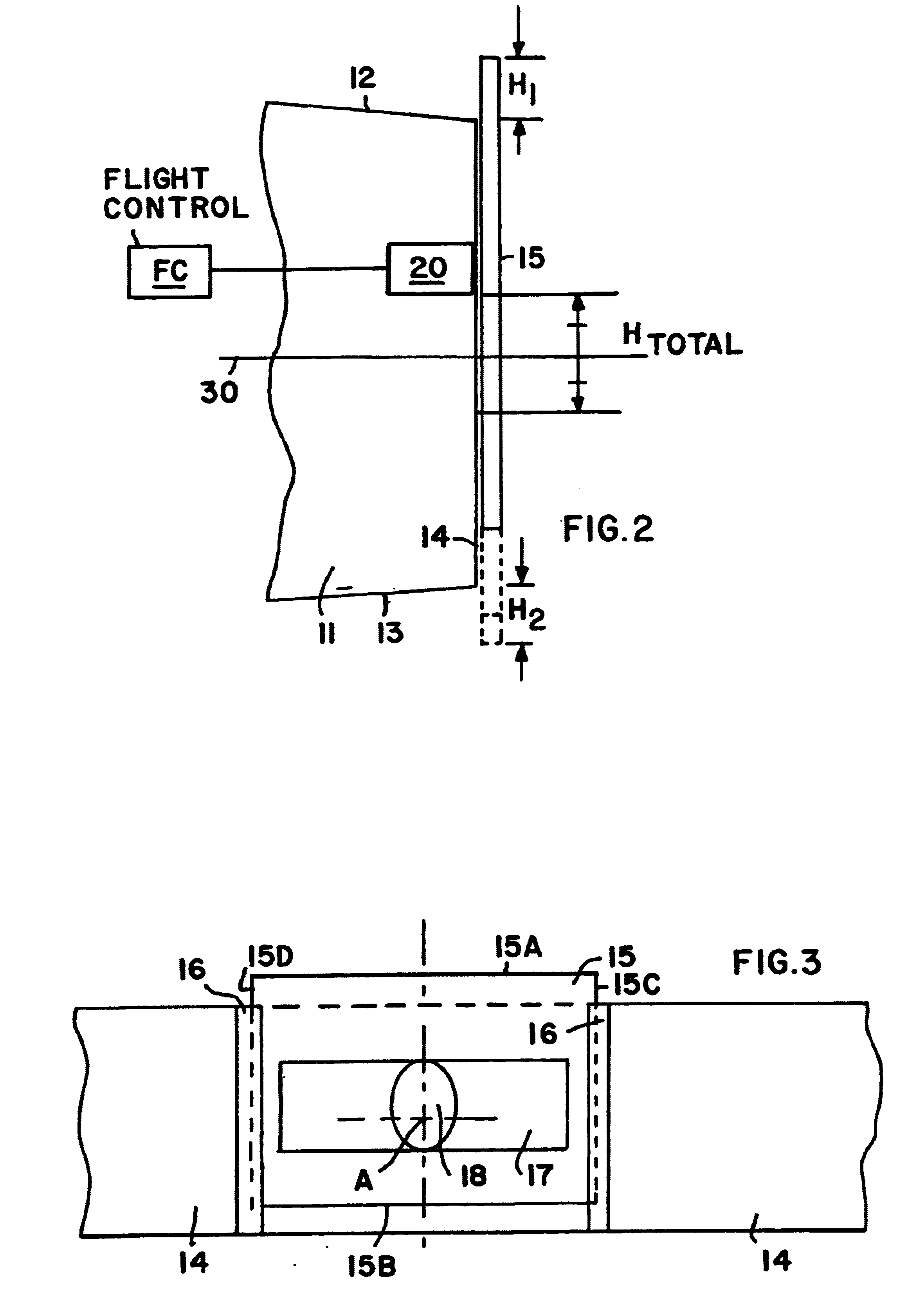 Flap arrangement for varying the aerodynamic lift generated by an aerodynamic element of an aircraft