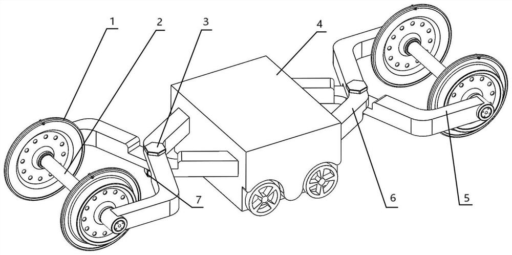 Locomotive wheelset intelligent efficient pushing device suitable for field without traction line