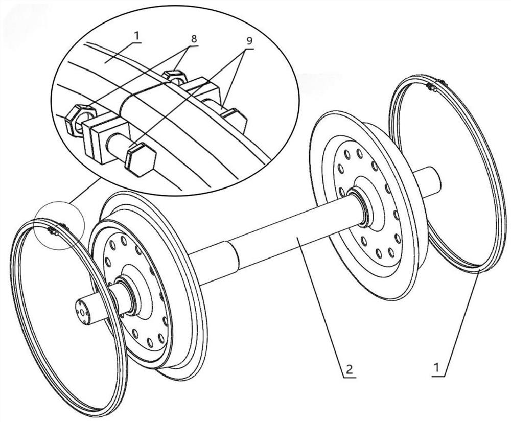 Locomotive wheelset intelligent efficient pushing device suitable for field without traction line