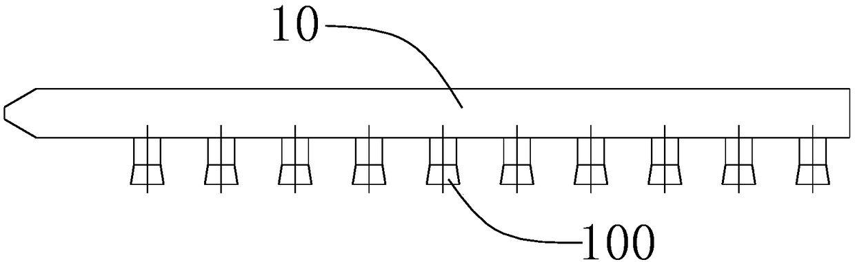 Gasification furnace combining fixed bed and fluidized bed and gas production system