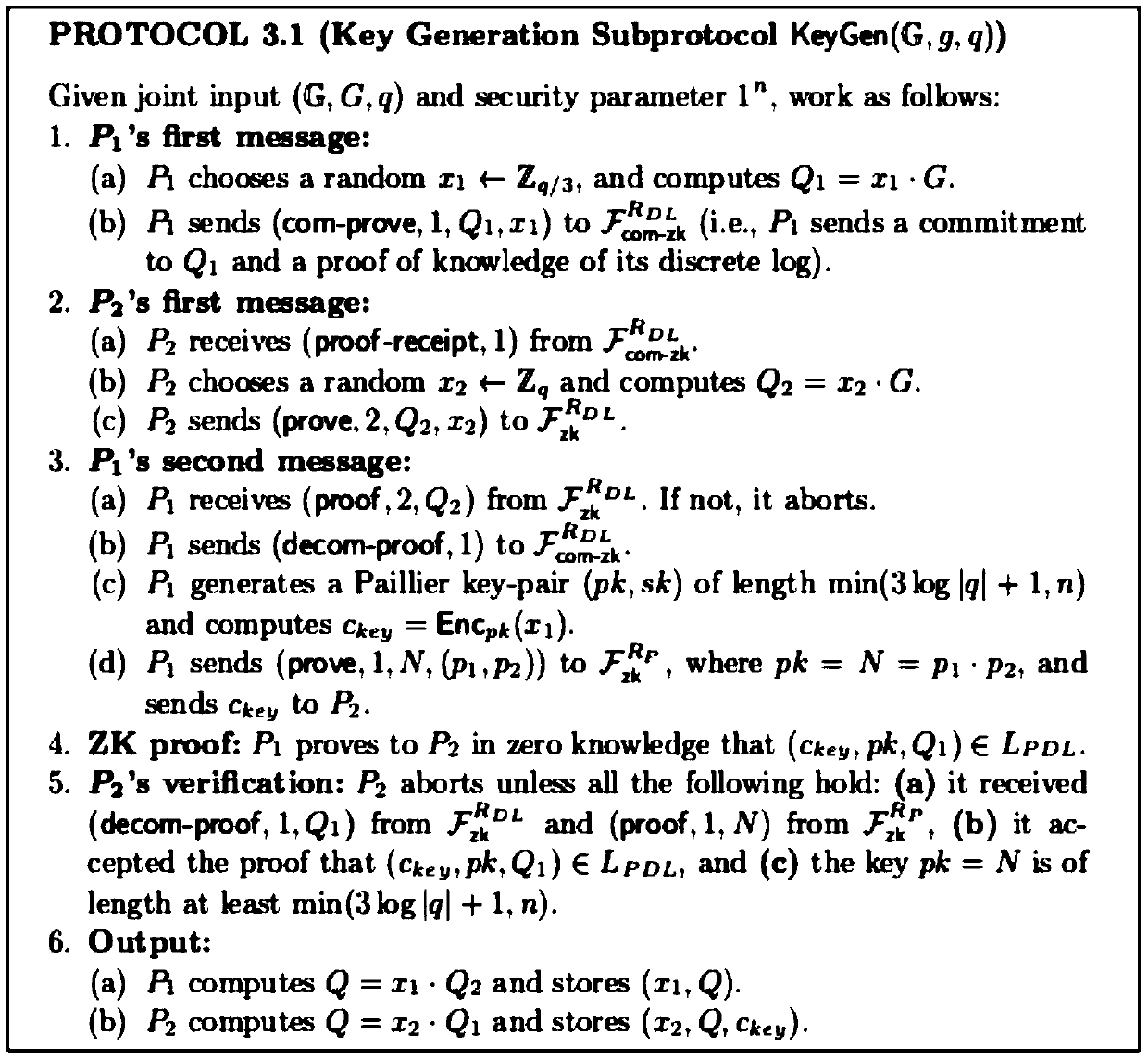 Two-party elliptic curve digital signature algorithm supporting key refreshing