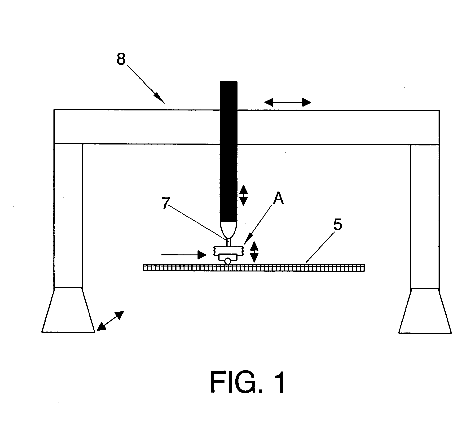 Head with roller for pulse-echo ultrasonic inspection of parts in an automatic parts inspection facility