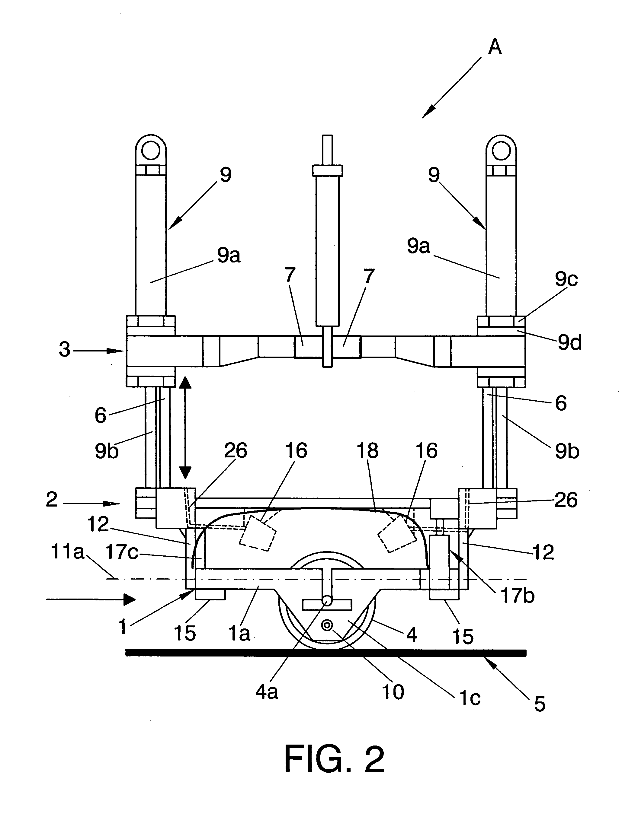 Head with roller for pulse-echo ultrasonic inspection of parts in an automatic parts inspection facility