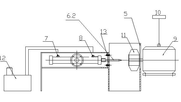 Dismounting device for hydraulic coupler