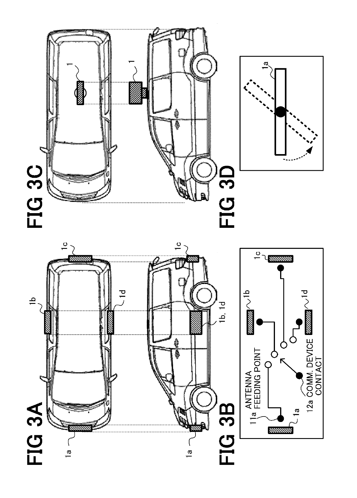 Vehicle-mounted millimeter-wave communication device and communication method